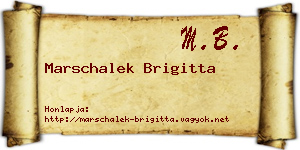 Marschalek Brigitta névjegykártya